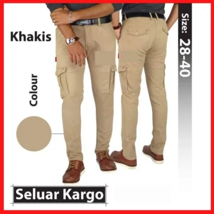 Seluar Cargo Pant Slack 6 Pocket High Quality