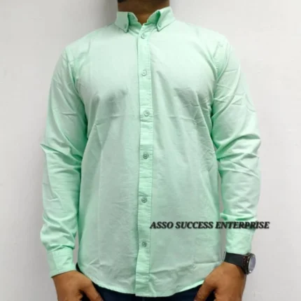 Pure Cotton Kemeja Lelaki Lengan Panjang Kasual Shirt